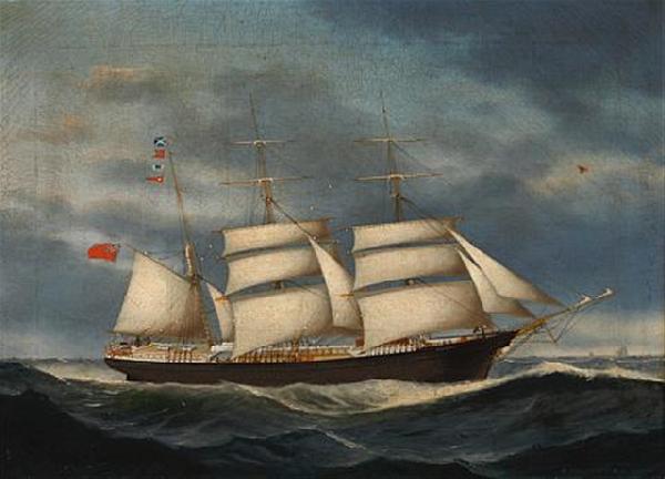 unknow artist The barque Annie Burrill